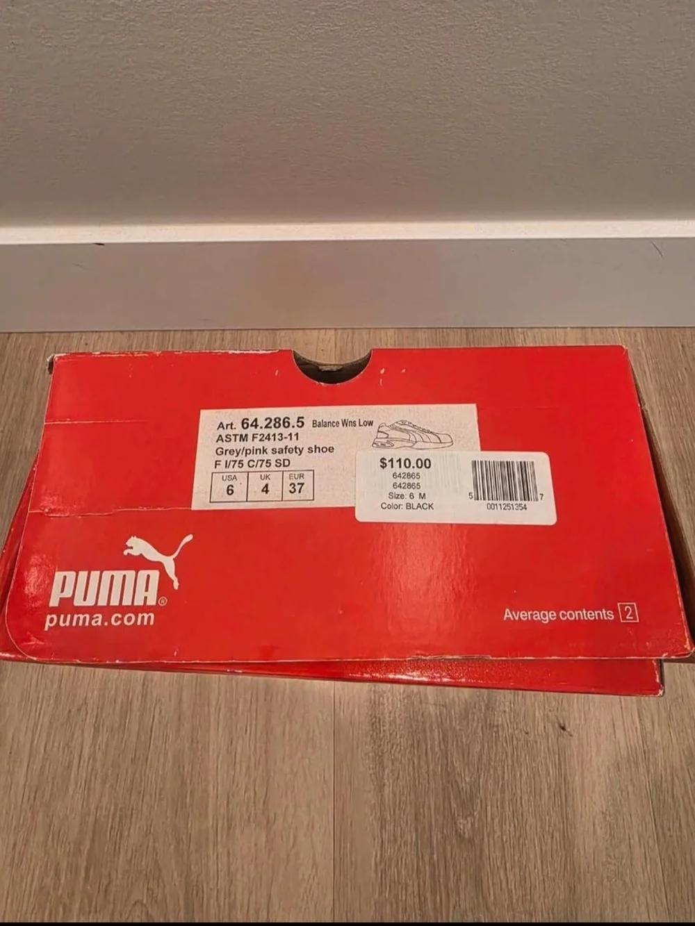 Puma Steel Toe Work Shoe